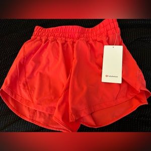 Brand new with tag, Lululemon Track That Mid-Rise Short 5” Lined. Size 8.